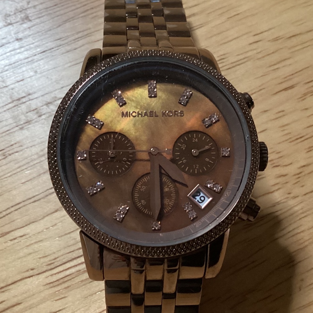 Michael Kors Ritz Chronograph Brown Women’s Watch MK-5547